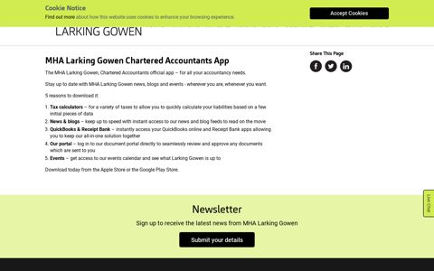 Download App | MHA Larking Gowen Chartered Accountants