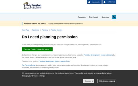 Do I need planning permission - Preston City Council