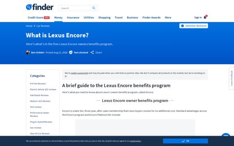 What is Lexus Encore? | Finder