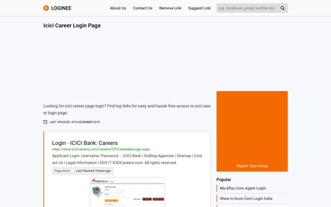 Icici Career Login Page - loginee.com logo loginee