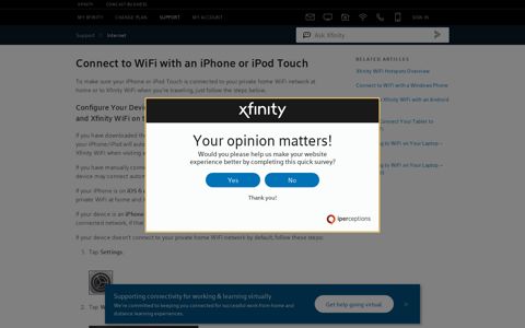 Connecting Your Devices to Xfinity WiFi - Xfinity WiFi