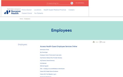 Employees - Health Quest