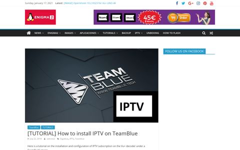 [TUTORIAL] How to install IPTV on TeamBlue – ENIGMA2