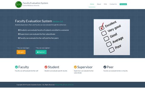 Faculty Evaluation System