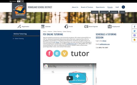 Online Tutoring / Online Tutoring - Romoland School District