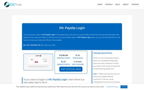 Kfc Payslip Login - Find Official Portal - CEE Trust