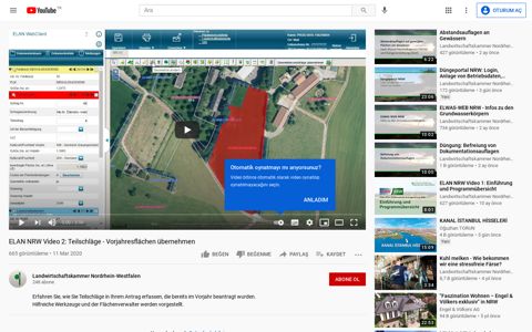 ELAN NRW Video 2: Teilschläge ... - YouTube