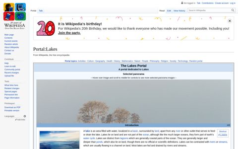 Portal:Lakes - Wikipedia