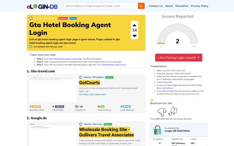 Gta Hotel Booking Agent Login - штыефпкфь login 0 Views