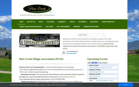 Pine Creek Village Association - Home