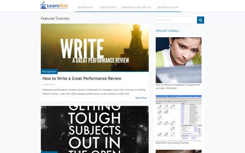 Learnthat.com: Free Tutorials, Training and Courses in ...