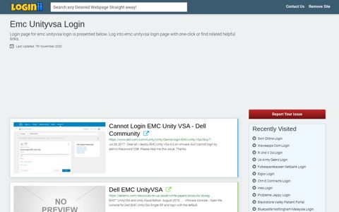 Emc Unityvsa Login - Loginii.com