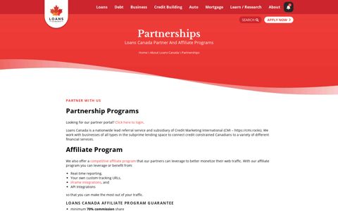 Partnerships | Loans Canada