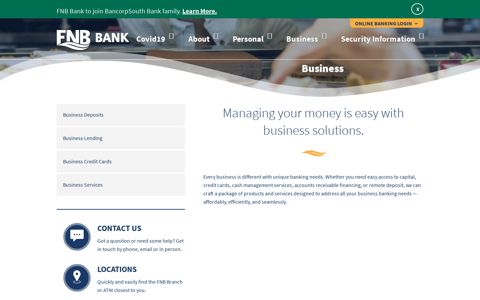 Business | FNB Bank