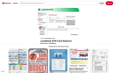 Landbank ATM Card Balance Inquiry Online