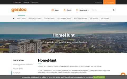 HomeHunt - For Customers - Gentoo Group