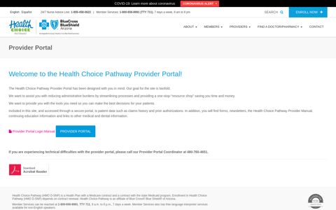 Provider Portal - Health Choice Generations