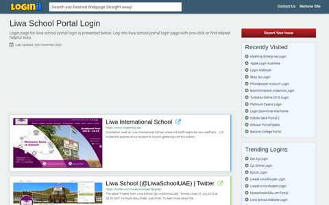 Liwa School Portal Login - Loginii.com