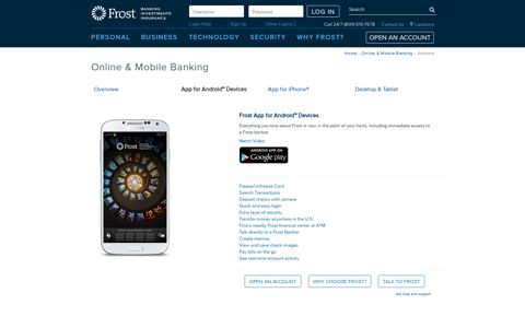 Online & Mobile Banking - Frost Bank