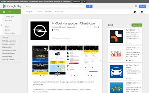 MyOpel - la app per i Clienti Opel - App su Google Play