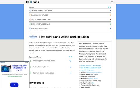 First Merit Bank Online Banking Login - CC Bank