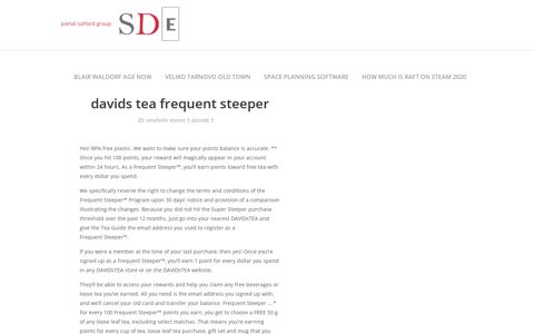 davids tea frequent steeper - Shannon Design