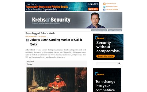 Joker's stash — Krebs on Security