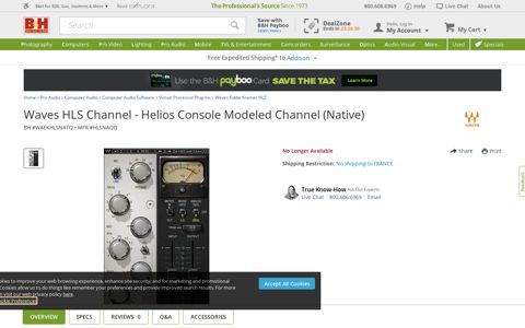Waves HLS Channel - Helios Console Modeled Channel ...