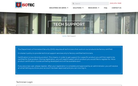 Tech Support - Isotec Security