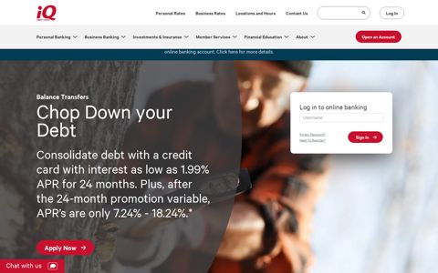 iQ Credit Union: Welcome to Your Financial Institution