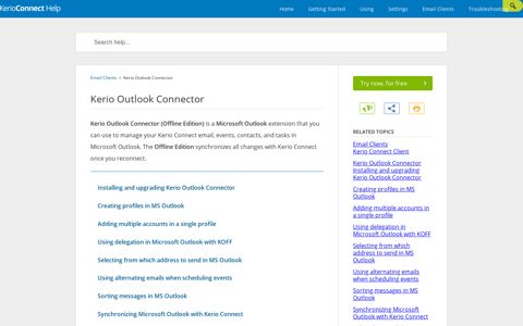 Kerio Outlook Connector - GFI Software