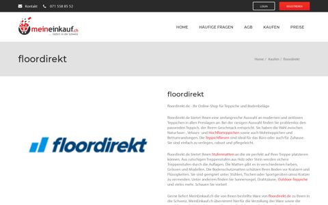 floordirekt Schweiz: MeinEinkauf.ch