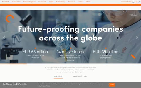 EQT - A passion for future-proofing companies
