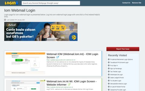 Iom Webmail Login - Loginii.com