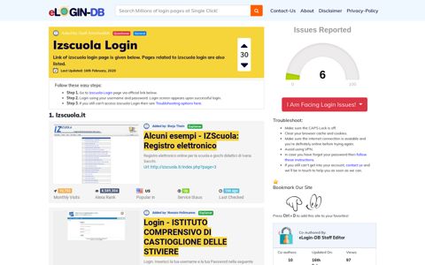 Izscuola Login - A database full of login pages from all over ...