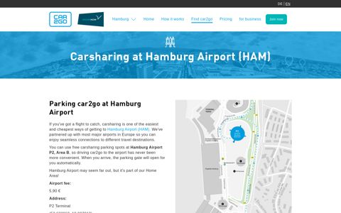 Carsharing Hamburg Airport | car2go Hamburg - Share Now