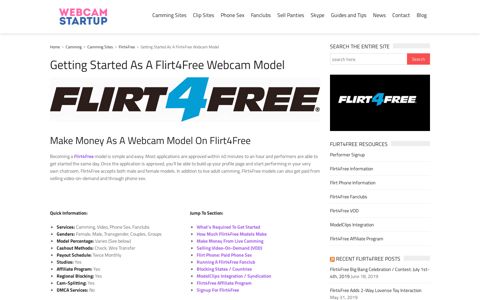 Getting Started As A Flirt4Free Webcam Model - Webcam ...