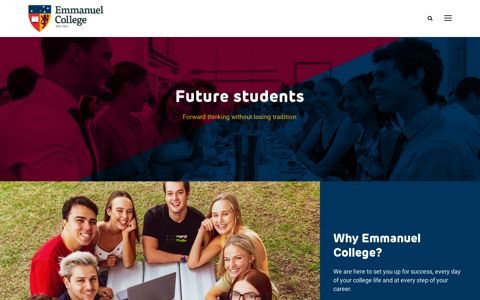 Future students - Emmanuel College