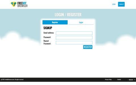 login / register - FreeMyBrowser.com