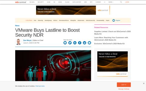 VMware Buys Lastline to Boost Security NDR - SDxCentral