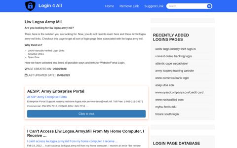 liw logsa army mil - Official Login Page [100% Verified]