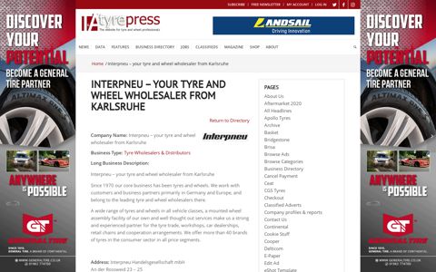 Interpneu – your tyre and wheel wholesaler from Karlsruhe ...