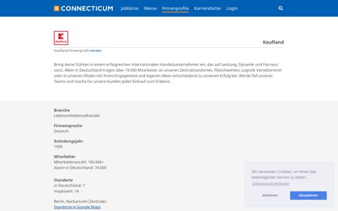Kaufland - Arbeitgeber-Firmenprofil - Connecticum