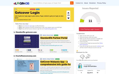 Getcover Login - A database full of login pages from all over the ...