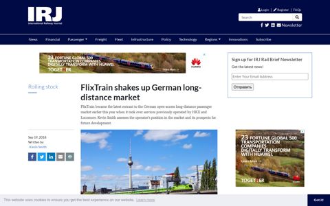 FlixTrain shakes up German long-distance market ...