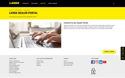 Landa Dealer Portal - Sales & Service Tools | Landa