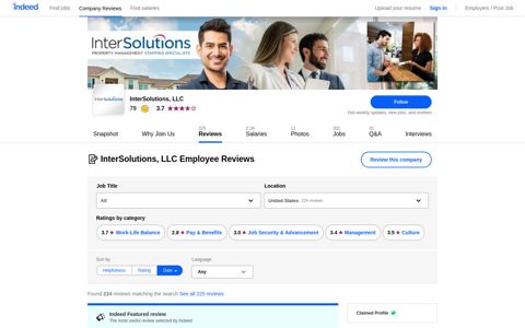 InterSolutions, LLC Employee Reviews - Indeed