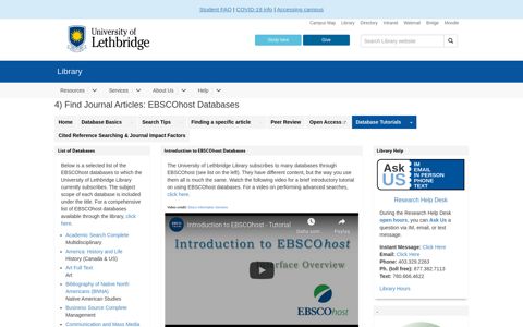 EBSCOhost Databases - 4) Find Journal Articles - LibGuides ...