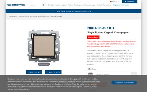 NIKO-K1-157 KIT [Crestron Electronics, Inc.]