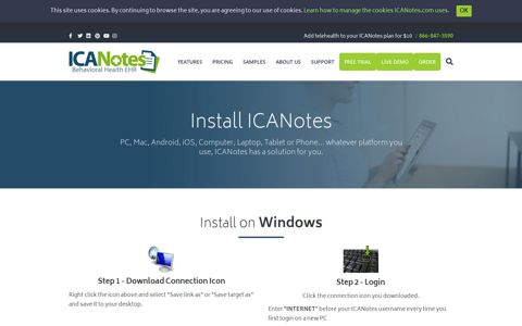 Install ICANotes | ICANotes